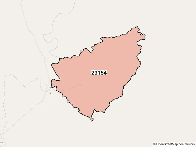 Mapa del código postal 23154, La Paz, Baja California Sur