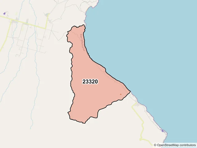 Mapa del código postal 23320, La Paz, Baja California Sur