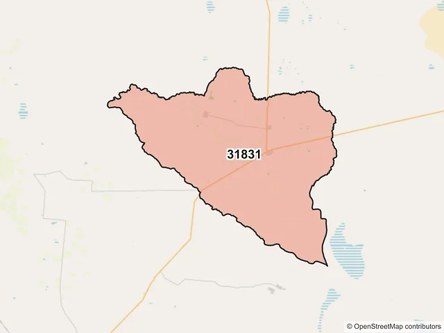 Mapa del código postal 31831, Ascensión, Chihuahua