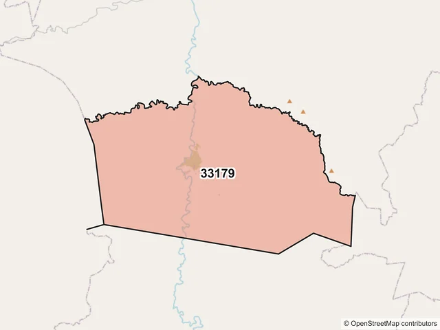 Mapa del código postal 33179, Nonoava, Chihuahua