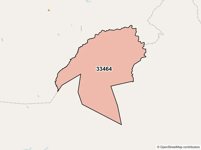 Mapa del código postal 33464, Morelos, Chihuahua