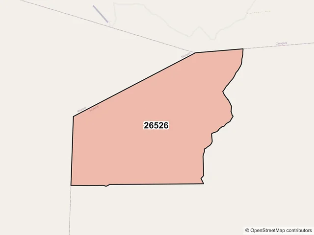 Mapa del código postal 26526, Morelos, Coahuila de Zaragoza