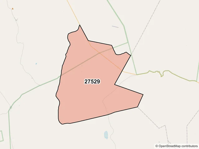Mapa del código postal 27529, Ocampo, Coahuila de Zaragoza