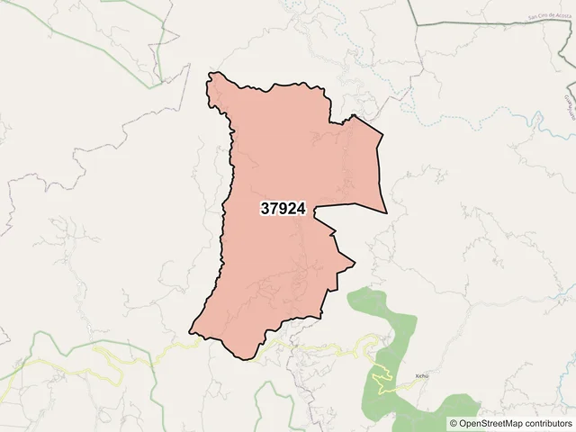Mapa del código postal 37924, Victoria, Guanajuato