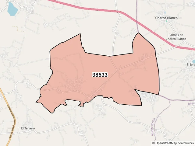 Mapa del código postal 38533, Apaseo el Alto, Guanajuato