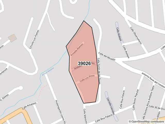 Mapa del código postal 39026, Chilpancingo de los Bravo, Guerrero