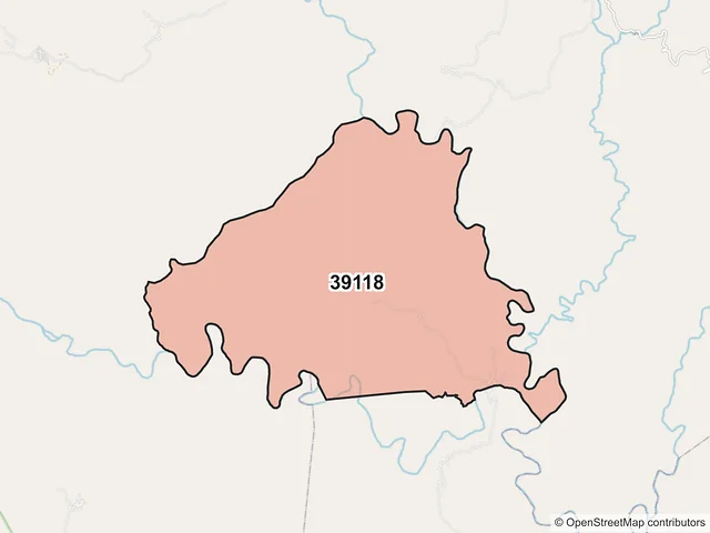 Mapa del código postal 39118, Chilpancingo de los Bravo, Guerrero