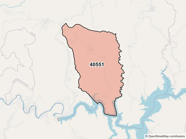 Mapa del código postal 40551, Apaxtla, Guerrero