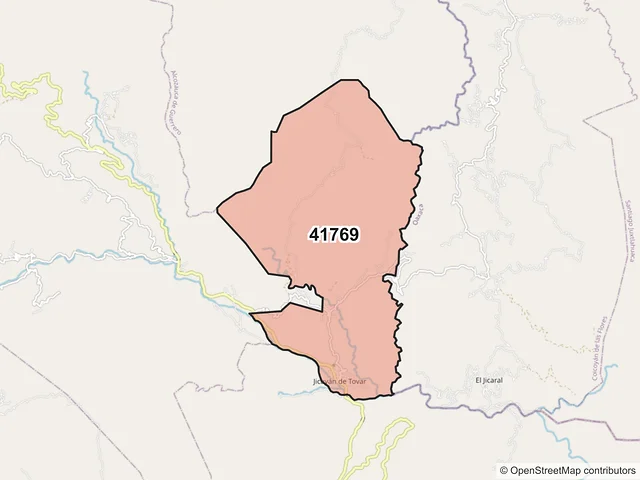 Mapa del código postal 41769, Tlacoachistlahuaca, Guerrero