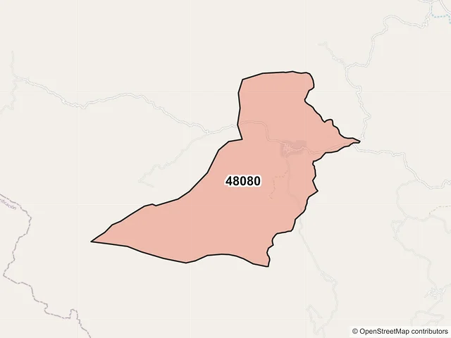 Mapa del código postal 48080, Ayutla, Jalisco
