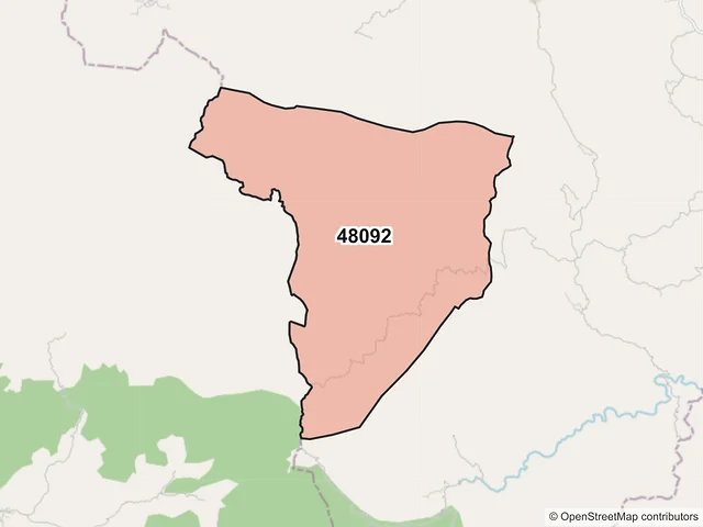 Mapa del código postal 48092, Ayutla, Jalisco