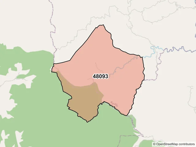 Mapa del código postal 48093, Ayutla, Jalisco
