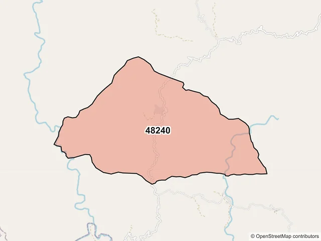 Mapa del código postal 48240, Talpa de Allende, Jalisco
