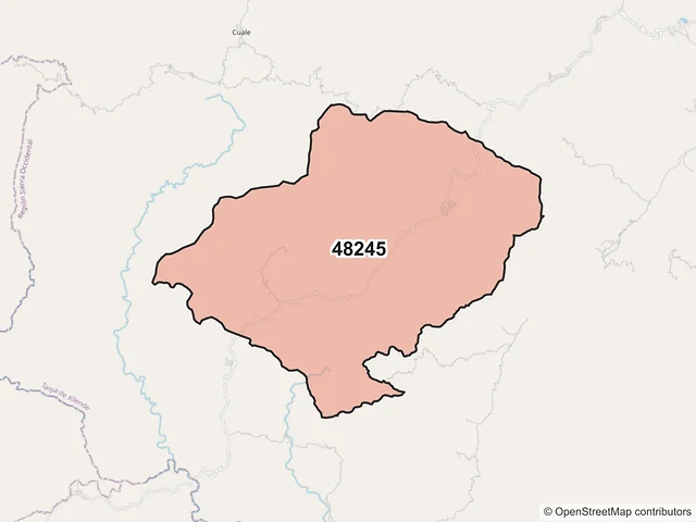 Mapa del código postal 48245, Talpa de Allende, Jalisco