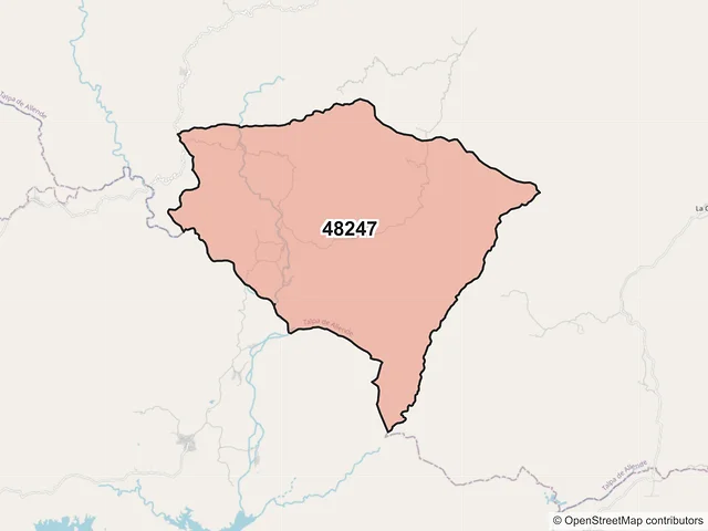 Mapa del código postal 48247, Talpa de Allende, Jalisco