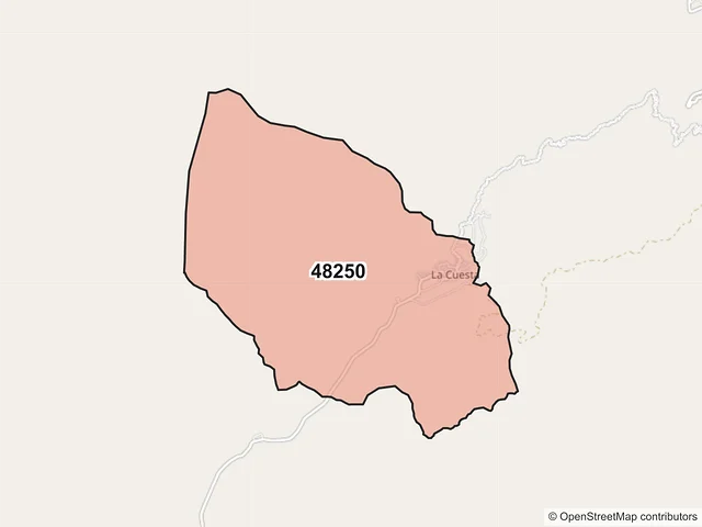 Mapa del código postal 48250, Talpa de Allende, Jalisco