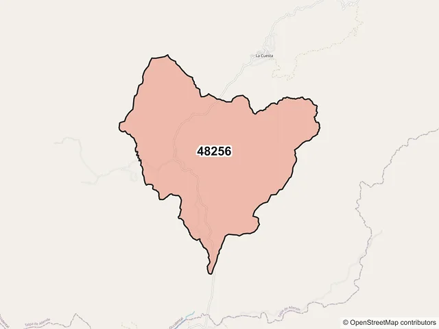 Mapa del código postal 48256, Talpa de Allende, Jalisco