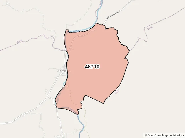 Mapa del código postal 48710, El Limón, Jalisco