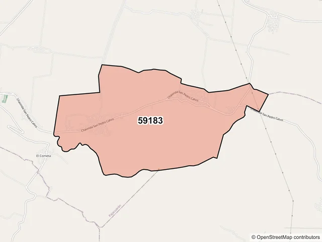 Mapa del código postal 59183, Pajacuarán, Michoacán de Ocampo
