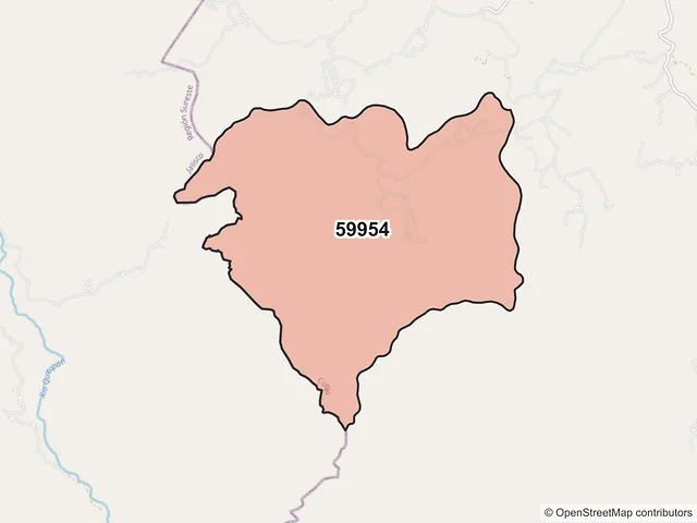 Mapa del código postal 59954, Cotija, Michoacán de Ocampo