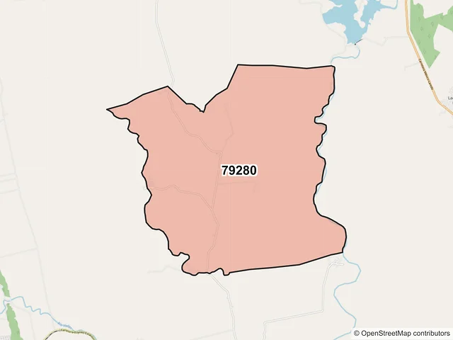 Mapa del código postal 79280, Ciudad Valles, San Luis Potosí