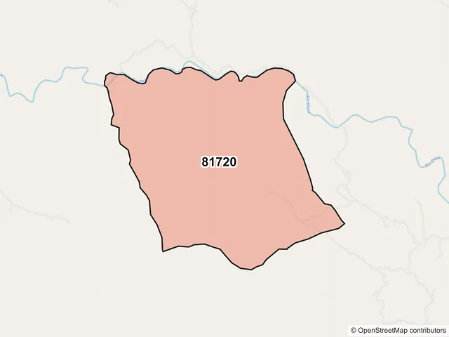 Mapa del código postal 81720, Choix, Sinaloa