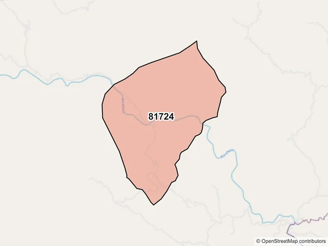 Mapa del código postal 81724, Choix, Sinaloa