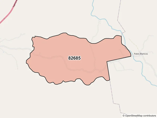 Mapa del código postal 82685, Concordia, Sinaloa
