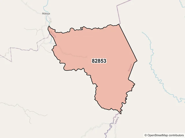 Mapa del código postal 82853, Rosario, Sinaloa