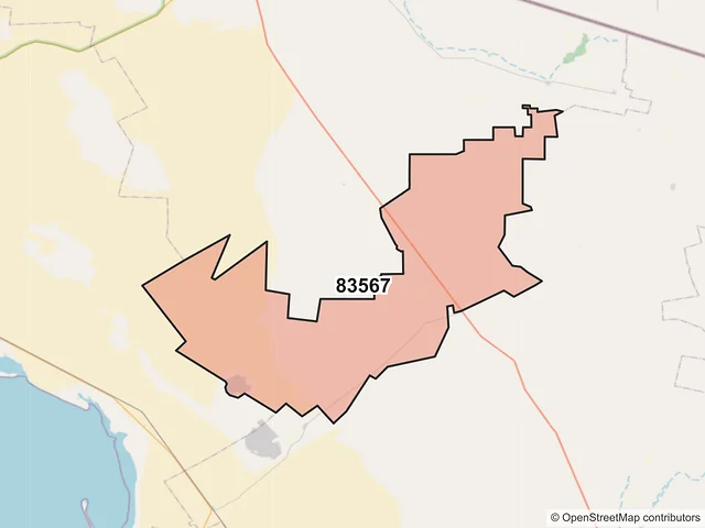 Mapa del código postal 83567, Puerto Peñasco, Sonora