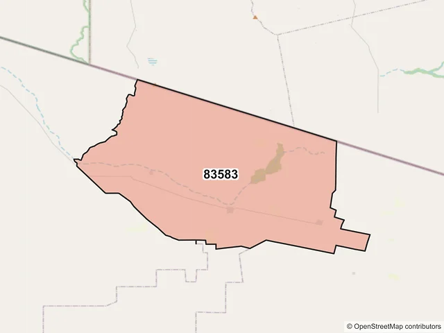 Mapa del código postal 83583, General Plutarco Elías Calles, Sonora