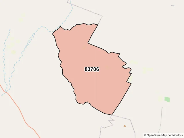 Mapa del código postal 83706, Caborca, Sonora
