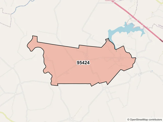 Mapa del código postal 95424, Cosamaloapan de Carpio, Veracruz de Ignacio de la Llave