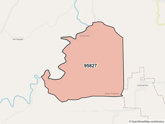 Mapa del código postal 95827, San Andrés Tuxtla, Veracruz de Ignacio de la Llave