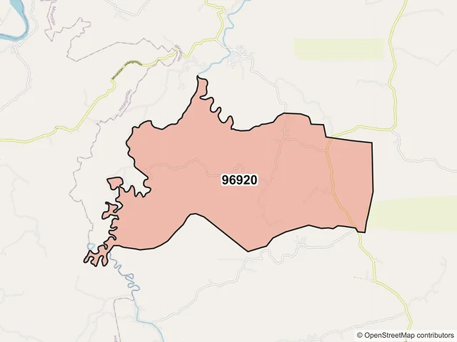 Mapa del código postal 96920, Minatitlán, Veracruz de Ignacio de la Llave