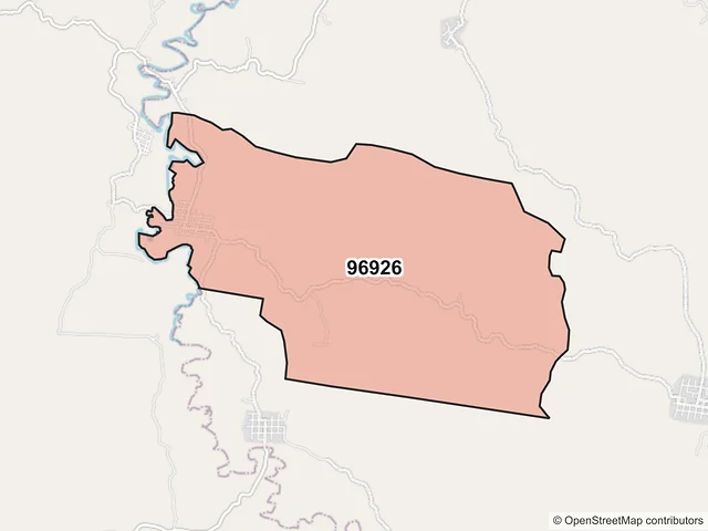 Mapa del código postal 96926, Minatitlán, Veracruz de Ignacio de la Llave